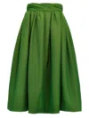 Carolina Herrera High-waisted Midi Skirt With Structured Waistband