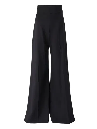 Carolina Herrera High-waisted Palazzo Pants In Black