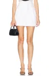 Carolina Herrera Tie-detail High-waisted Shorts In White