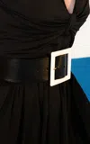 Carolina Herrera Icon Belt In Black,white