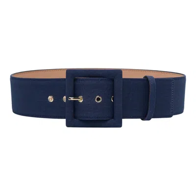Carolina Herrera Icon Belt In Blue