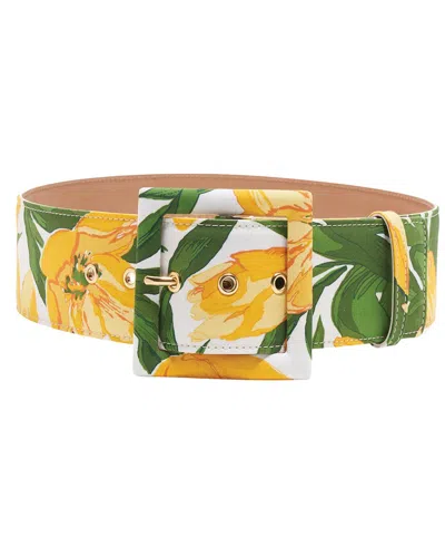 Carolina Herrera Icon Belt In White