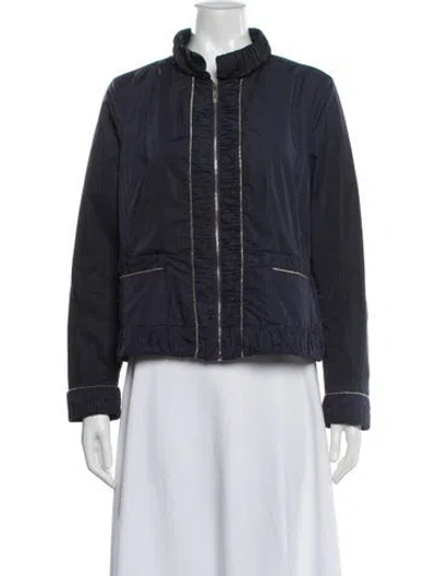 Pre-owned Carolina Herrera Jacket In Blue