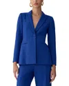 Carolina Herrera Single-breasted Lapel Jacket In Blue