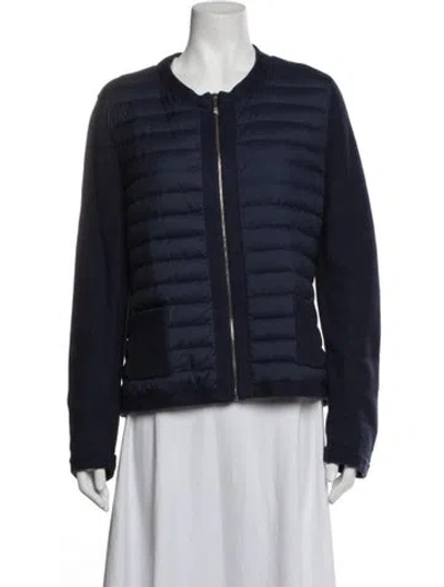 Pre-owned Carolina Herrera Jacket In Blue