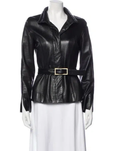 Pre-owned Carolina Herrera Jacket In Brown