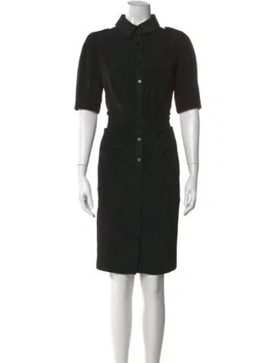 Pre-owned Carolina Herrera Knee-length Dress In Black