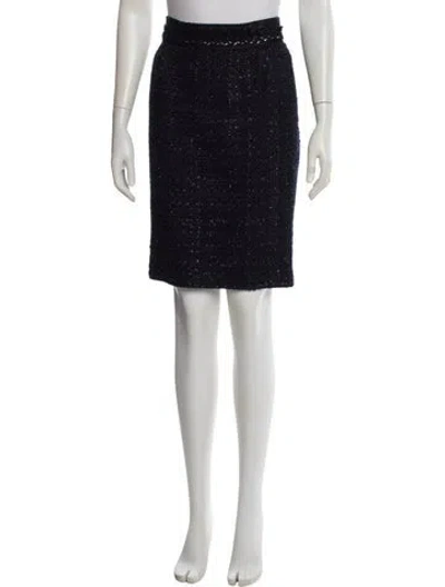 Pre-owned Carolina Herrera Knee-length Skirt In Blue