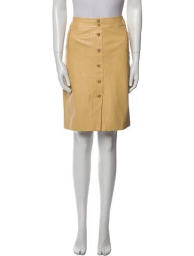 Pre-owned Carolina Herrera Knee-length Skirt In Neutral