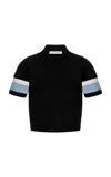 Carolina Herrera Stripe-detail Polo Top In Multi