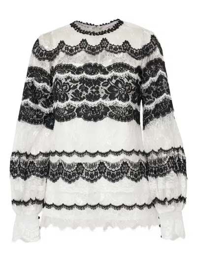Carolina Herrera Lace-embellished Top In White