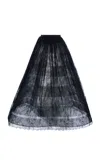 Carolina Herrera Lace Petticoat Max Skirt In Black