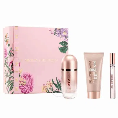 Carolina Herrera Ladies 212 Vip Rose Gift Set Fragrances 8411061092446 In White