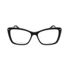Carolina Herrera Ladies Black Rectangular Eyeglass Frames Her 0155 In ["white"]