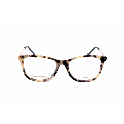 Carolina Herrera Ladies Brown Rectangular Eyeglass Frames Her 0118/g-2 In ["white"]