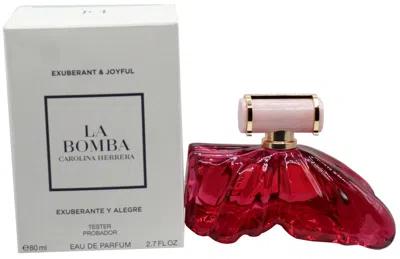 Carolina Herrera Ladies La Bomba Edp Spray 2.7 oz (tester) Fragrances 8411061093344 In Transparent
