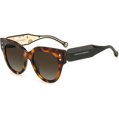 Carolina Herrera Ladies' Sunglasses  Ch 0008_s Gbby2 In Brown