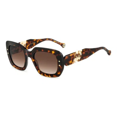 Carolina Herrera Ladies' Sunglasses  Her 0186_s Gbby2 In Black