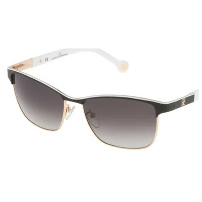 Carolina Herrera Ladies' Sunglasses  She069560np1 Gbby2 In Black