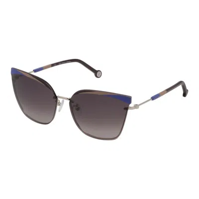 Carolina Herrera Ladies' Sunglasses  She147-640523  64 Mm Gbby2 In Metallic