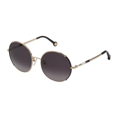 Carolina Herrera Ladies' Sunglasses  She152-560301  56 Mm Gbby2 In Gold