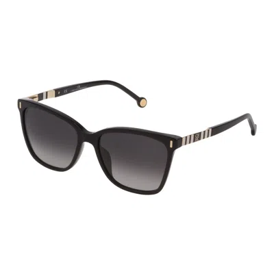 Carolina Herrera Ladies' Sunglasses  She828-560700  56 Mm Gbby2 In Black
