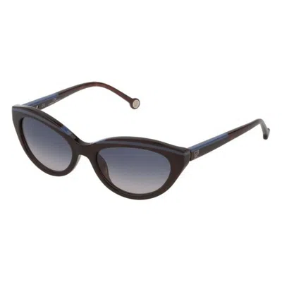 Carolina Herrera Ladies' Sunglasses  She833n560713  56 Mm Gbby2 In Blue