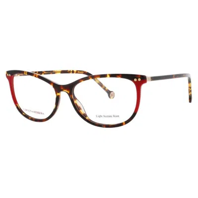 Carolina Herrera Ladies Tortoise Cat Eye Eyeglass Frames Ch-her-0213-o63-54