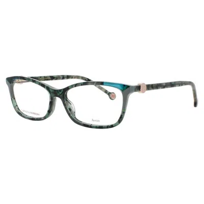 Carolina Herrera Ladies Tortoise Rectangular Eyeglass Frames Her 0114