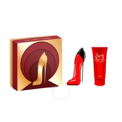 Carolina Herrera Ladies Very Good Girl Gift Set Fragrances 8411061045633 In Red