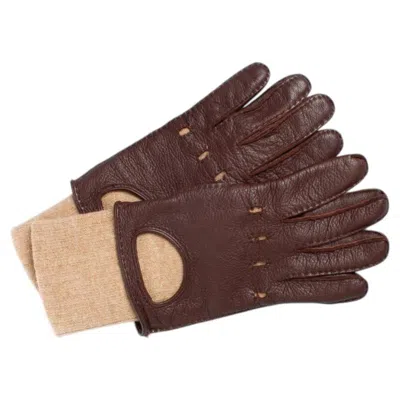 Pre-owned Carolina Herrera , Leather Gloves In Black