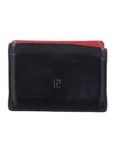 Pre-owned Carolina Herrera Leather Wallet In Multi