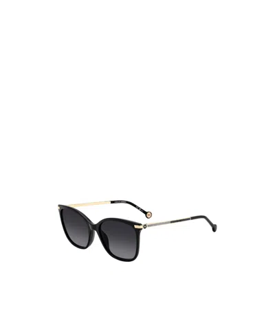 Carolina Herrera Logo Sunglasses In Black
