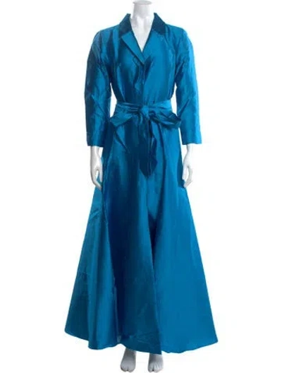 Pre-owned Carolina Herrera Long Dress In Blue