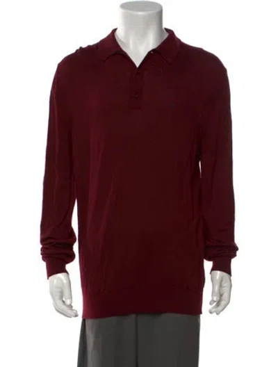 Pre-owned Carolina Herrera Long Sleeve In Red