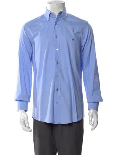 Pre-owned Carolina Herrera Long Sleeve Shirt In Blue