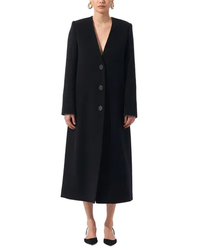CAROLINA HERRERA LONG WOOL OVERCOAT