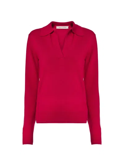 Carolina Herrera Long-sleeves Sweater In Red