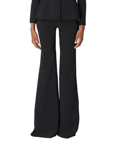 Pre-owned Carolina Herrera Low Waisted Flare Pant Women's In Black