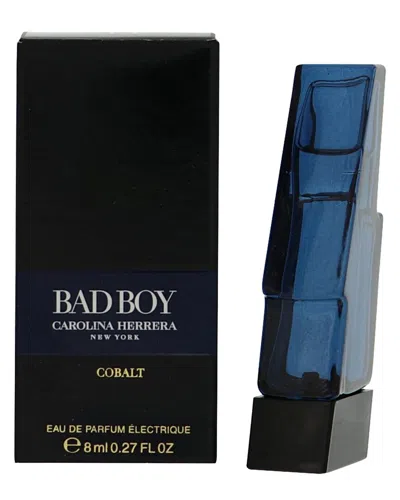 Carolina Herrera Men's 0.27oz Bad Boy Cobalt Eau De Parfum In Transparent