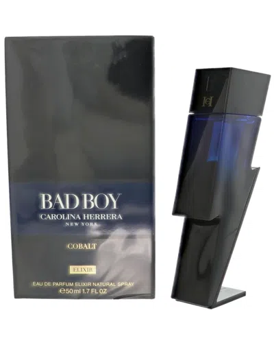 Carolina Herrera Men's 1.7oz Bad Boy Cobalt Elixir Eau De Parfum Spray In Transparent