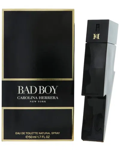 Carolina Herrera Men's 1.7oz Bad Boy Eau De Toilette Spray In Black