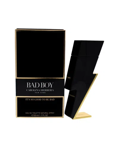 Carolina Herrera Men's 1.7oz Bad Boy Edt Spray In Black
