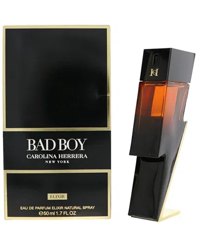 Carolina Herrera Men's 1.7oz Bad Boy Elixir Eau De Parfum Spray In Transparent