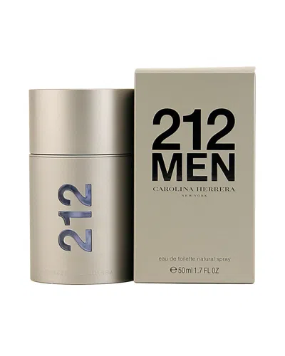 Carolina Herrera Men's 212 1.7oz Eau De Toilette Spray In Gray