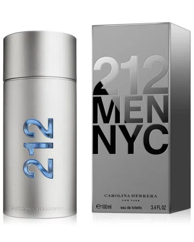 Carolina Herrera Men's 212 3.4oz Eau De Toilette Spray In Multicolor