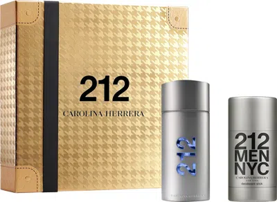 Carolina Herrera Men's 212 Gift Set Fragrances 8411061134320 In Transparent