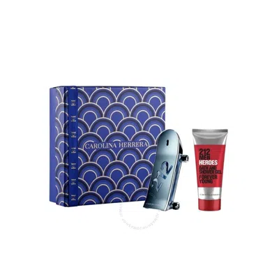 Carolina Herrera Men's 212 Heroes Forever Young Gift Set Fragrances 8411061092354 In White