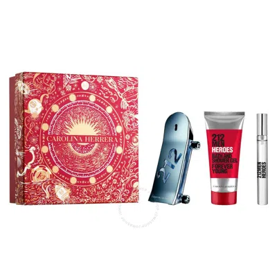 Carolina Herrera Men's 212 Heroes Gift Set Fragrances 8411061074831 In White
