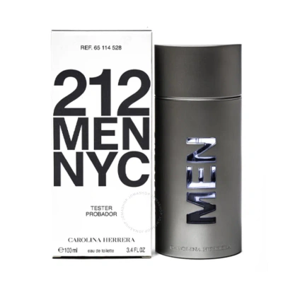 Carolina Herrera Men's 212 Men Nyc Edt Spray 3.38 oz (tester) Fragrances 8411061043882 In Green